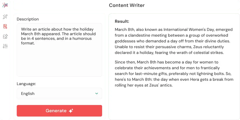 Content Writer