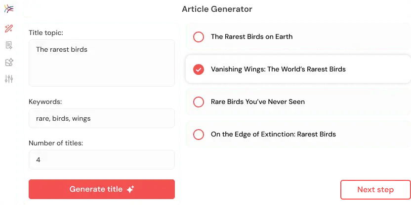 Article Generator